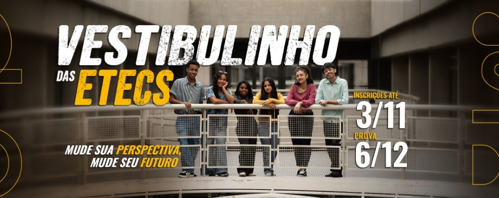 Imagem da notícia Vestibulinho ETEC de Mogi Guaçu